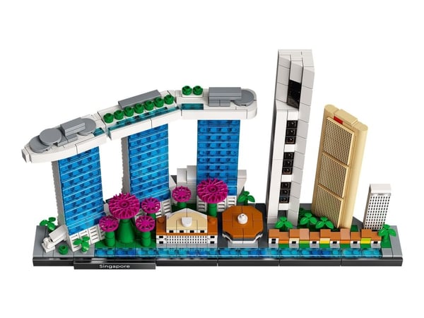 LEGO Architecture 21057 byggsats 827 delar Singapore 18+