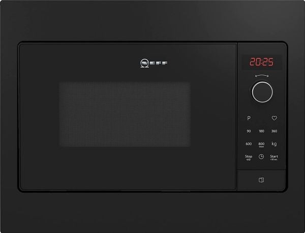 Neff N 30 HLAWG25S3 - Mikrobølgeovn - innebygd - 20 liter - 800 W - svart