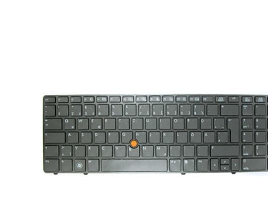 HP - Tastatur - bakbelysning - Italiensk - for EliteBook 8570w Mobile Workstation