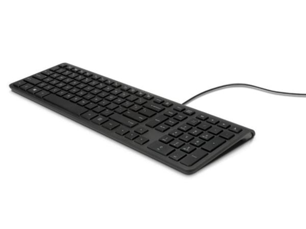 HP 723314-061, Full størrelse (100 og), Koblet med ledninger (ikke trådløs), USB, Sort