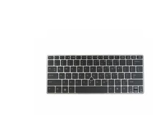 HP DualPoint - Tastatur - bakbelysning - Norsk - for EliteBook Folio 9480m