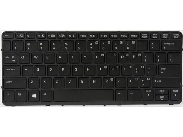 HP 766641-FL1, Tastatur, Tsjekkisk, Slovakier, Bakgrunnsbelyst tastatur, HP, Pro X2 612