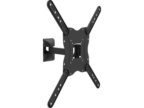 Equip 650406, 139,7 cm (55"), 75 x 75 mm, 400 x 400 mm, -14 - 5°, Stål, Sort