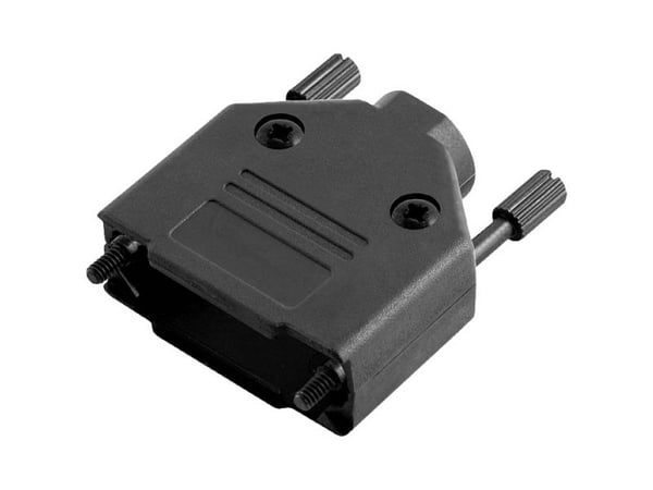 encitech DTPK-P-09-BK-K 6560-0108-01 D-SUB-pol: 9 plast, metallisert 180° svart (1 stk.)