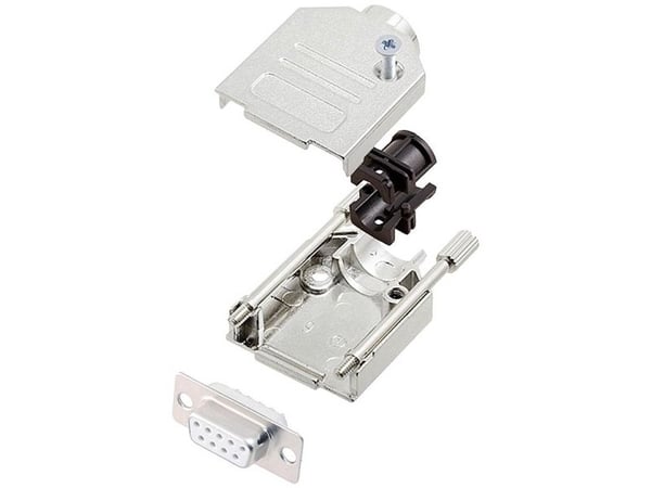 encitech DTZK09-DBS-W-K 6355-8002-11 D-SUB hålrad-list-sats 180° Poltal: 9 lödstift 1 st