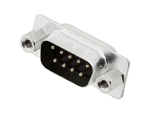 encitech DB09-SP-J 2101-0182-01 D-SUB pinnerekkeklemme 180° poltall: 9 lodd 1 stk brett