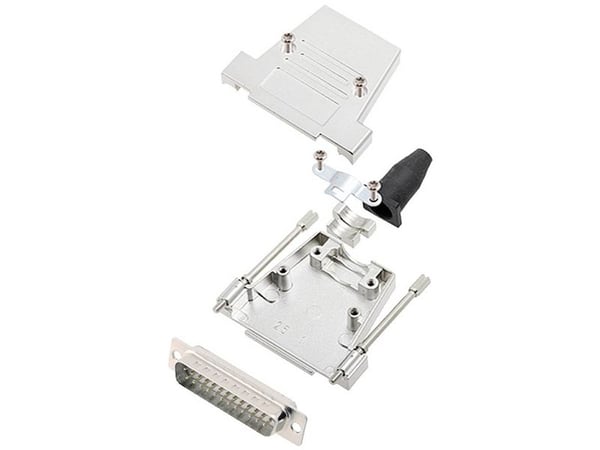 encitech DTSL25-LJSRG-T-DBP-W-K 6355-8040-03 D-SUB tappiliuska 180° Navanumero: 25 Juotospää 1 kpl