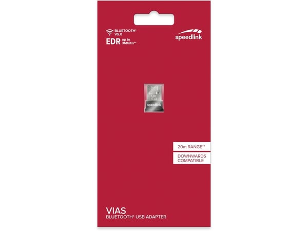 SPEEDLINK VIAS, USB, 20 m, Sort, USB