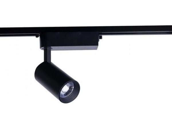 Nowodvorski Sporlampe svart Nowodvorski PROFIL IRIS LED SORT 12W, 3000K 9001