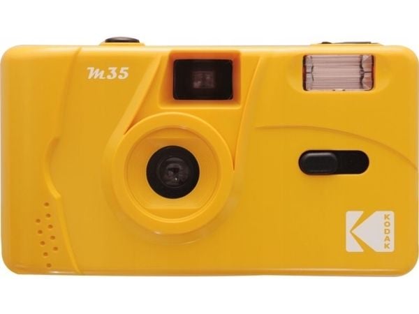 Kodak M35 - Pek og trykk-kamera - 35mm - linse: 31 mm gul