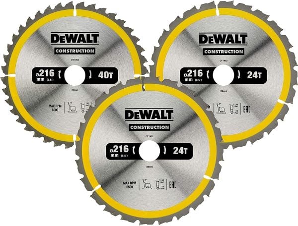 DeWALT DT1962-QZ, puu, 21,6 cm, 1,7 mm, 7000 rpm, 2,6 mm, DeWALT, DeWALT