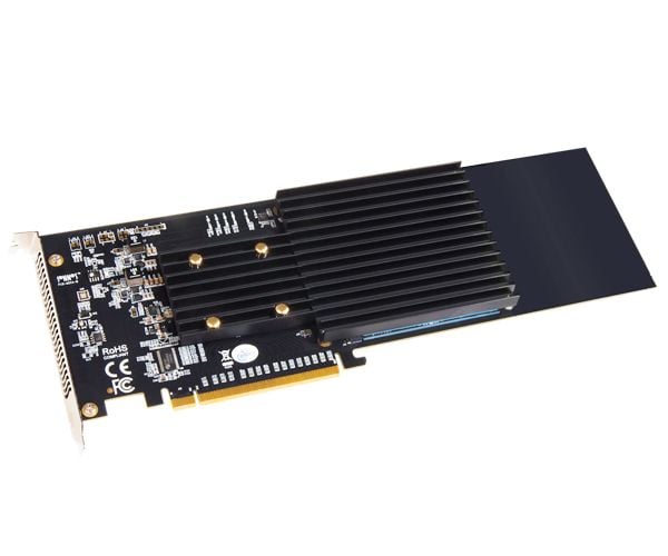 Sonnet Silent - Styreenhed til lagring (RAID) - M.2 NVMe-kort - RAID 0, JBOD - PCIe 3.0 x16