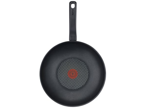 Tefal Resist D5261932, Pyöreä, Vokki-/öljyvokkipannu, Musta, Titaani, 175 °C, Alumiini
