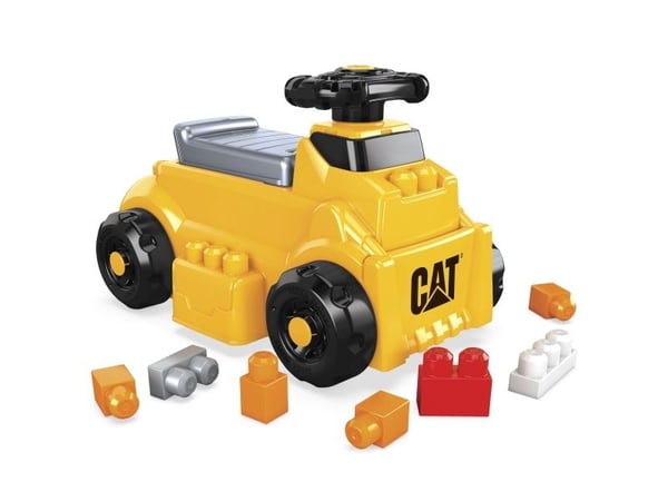 MEGA BLOKS CAT Build ‘n Play Ride-On, 1 år, Plast, 2,14 kg
