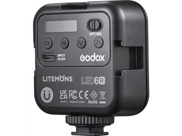 Godox LED6R, blixt för videokamera