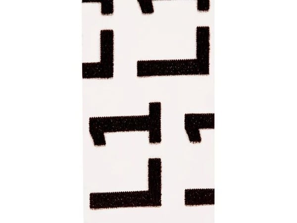 3MTM TemflexTM 1700P L1. Vaiheen merkintäteippi L1, 15 mm x 10 m. Musta teippi valkoisella kirjoituksella - (10 kpl)