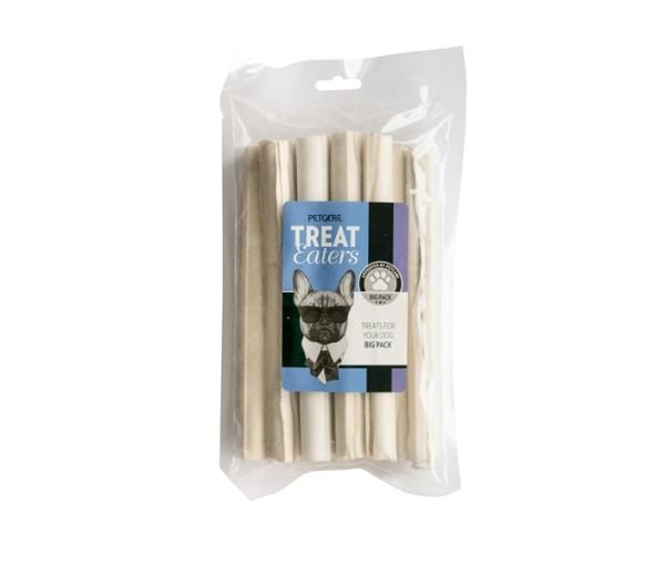 Pressade sticks White 20x2 cm. 10 st