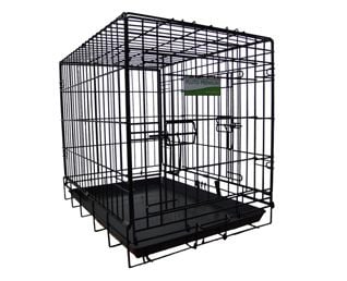 P.P Travel hundetransportbur til bil 77*48*57 cm svart medium