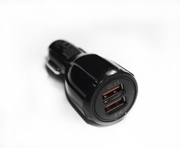 Vakoss Automobile USB Charger, Automatisk, DC, 9 V, 5,2 A, Sort