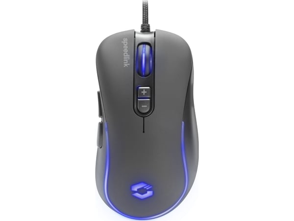 SPEEDLINK ASSERO, Oikeakätinen, USB A-tyyppi, 6400 DPI, Musta