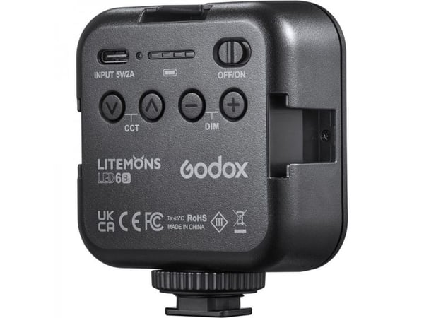 Godox LED6BI kameran salama videokameran salama musta (LED6BI)