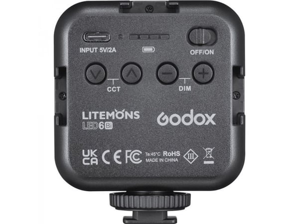 Godox LED6BI kameran salama videokameran salama musta (LED6BI)