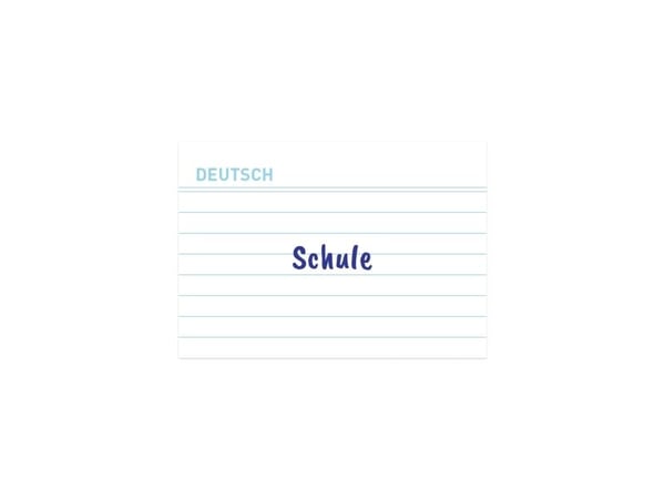 Herlitz 50041152, Hvit, Linjerte ark, 200 g/m², 100 stykker