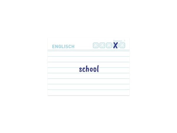 Herlitz 50041152, Hvit, Linjerte ark, 200 g/m², 100 stykker