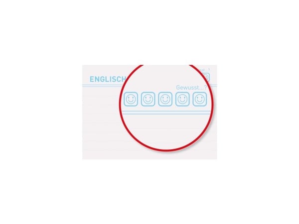 Herlitz 50041152, Hvit, Linjerte ark, 200 g/m², 100 stykker