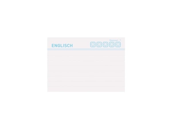 Herlitz 50041152, Hvit, Linjerte ark, 200 g/m², 100 stykker
