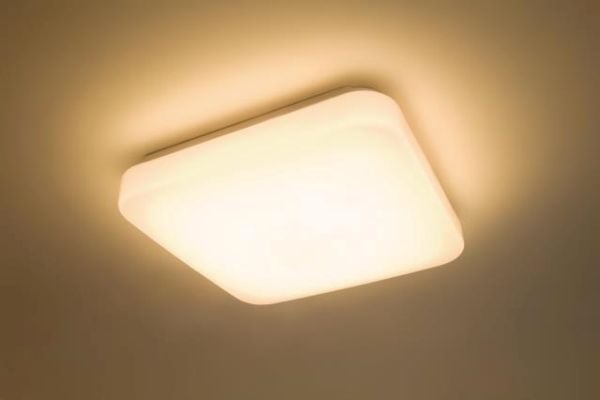 Philips Funktionell Mauve taklampa 17 W kvadratisk, LED, 1700 LM, IP20, Vit