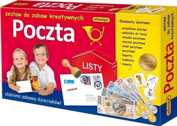 Adamigon postitoimisto - luovaan leikkiin