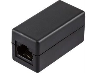 DELTACO - Verkkoliitin - RJ-45 (naaras) RJ-45 (naaras) - UTP - CAT 5