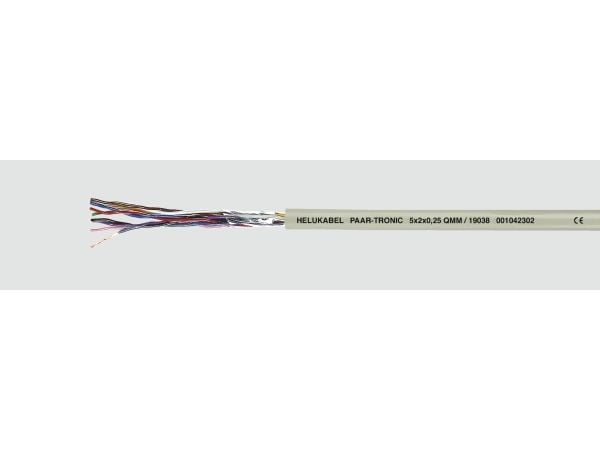 HELUKABEL 19003, Lågspänningskabel, Grå, Koppar, 0.14 mm ², 8 kg/km, -5 - 80 ° C