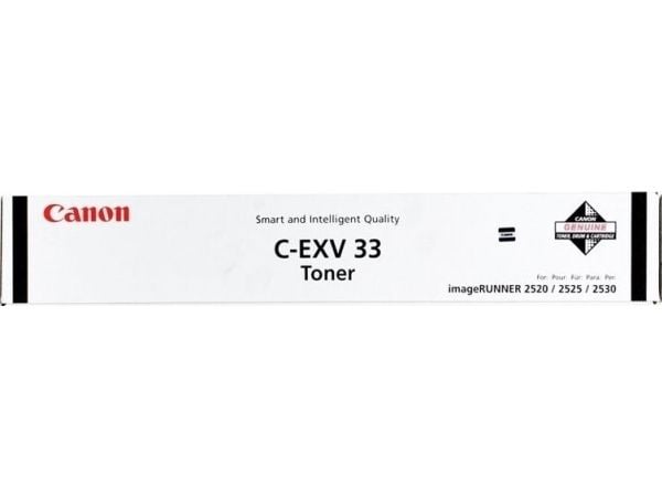 Canon C-EXV 33 - Svart - original - tonerpatron - for imageRUNNER 2520, 2520i, 2525, 2525i, 2530, 2530i