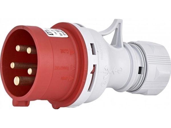 Eti Ev 3253 32A. 400V. 3P+N+Pe. Pistoke