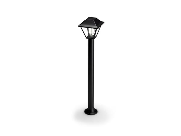Philips myGarden Alpenglow stolplampa 60 W E27 ljuskälla medföljer inte, Utomhus pelar-/stolpbelysning, Svart, Aluminium, Glas, IP44, Trädgård, Ter...