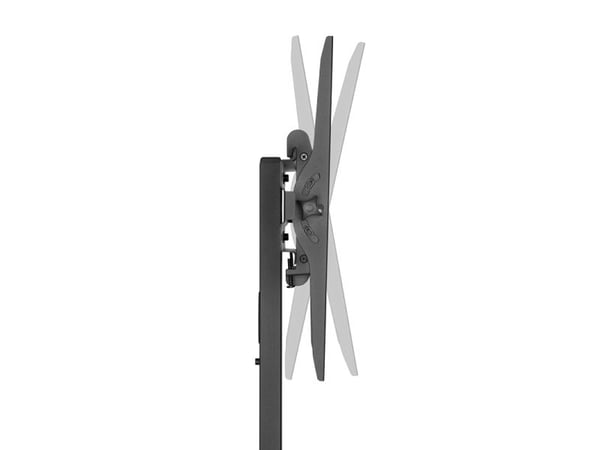 LogiLink BP0121, 139,7 cm (55"), 100 x 100 mm, 400 x 400 mm, -10 - 10°, Plast, Stål, Sort