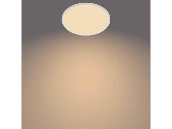 Philips Superslim CL550 - Vegg/taklampe - LED - 22 W - 2700 K - rund - hvit