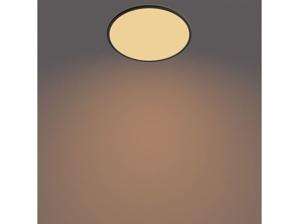 Philips Superslim CL550 - Vegg/taklampe - LED - 22 W - 2700 K - rund - svart - 43cm