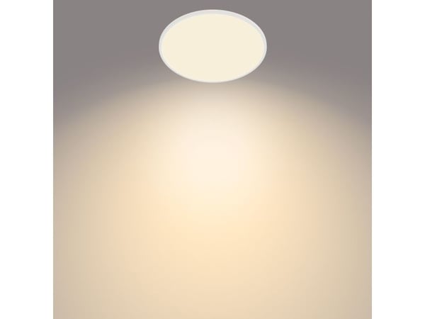Philips Superslim CL550 - Vegg/taklampe - LED - 36 W - varmt hvitt lys - 2700 K - hvit