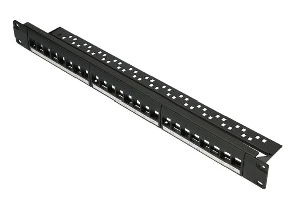 Extralink - Patch-panel - monterbar på stativ - UTP - RJ-45 X 24 - 19"