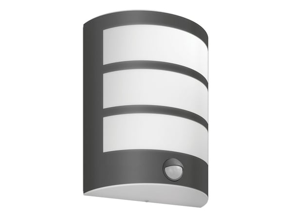 Philips Python - Vägglampa - LED - 6 W - svalt vitt ljus - 4000 K - antracit