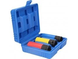 Brilliant Tools BT691005, Støpselsett, 1/2", Metrisk, 3 hoder, 17,19,21 mm, Aluminium