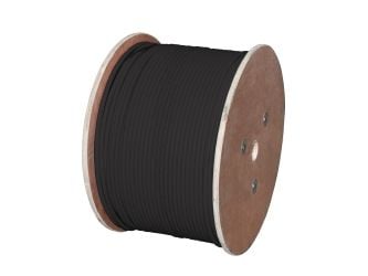ALANTEC - Samlet kabel - 305 m - foliebelagt uskjermet tvinnet kabelpar (F/UTP) - CAT 6e - utendørs, solid - svart