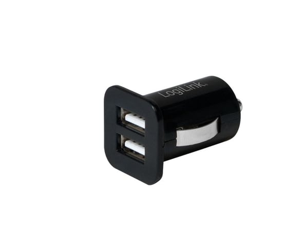 LogiLink PA0204, Innendørs, Cigartenner/lighter, 5 V, 2,1 A, Sort