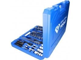 Brilliant Tools BT023172, Støpselsett, 1/2", Imperisk, 172 hoder, 1-1/4,1/2,3/8", 465 mm
