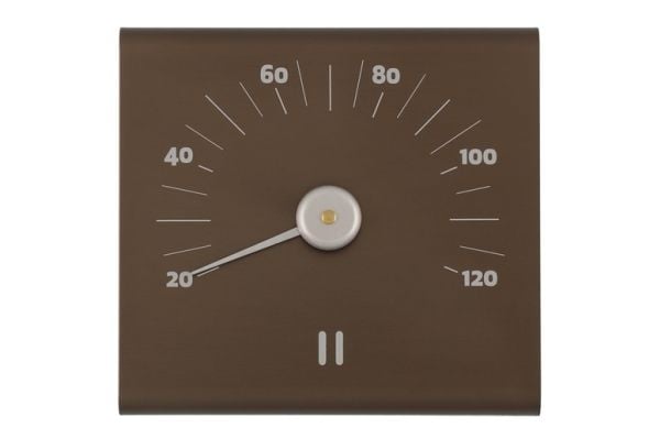Rento saunatermometer, aluminium, tjære