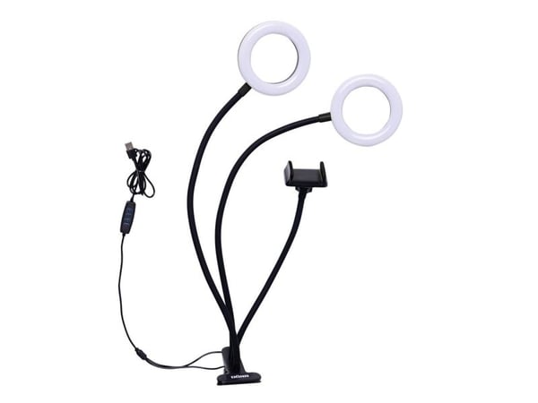 Dörr 371047, LED, 200 lm, 3800 K, 6800 K, 1,4 m, Sort, Hvit