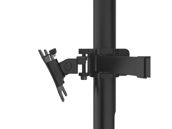 Hama - Monteringssett (3 adjustable arms) - full bevegelse - for 3 skjermer - svart - skjermstørrelse: 10"-27" - skrivebordsmonterbar